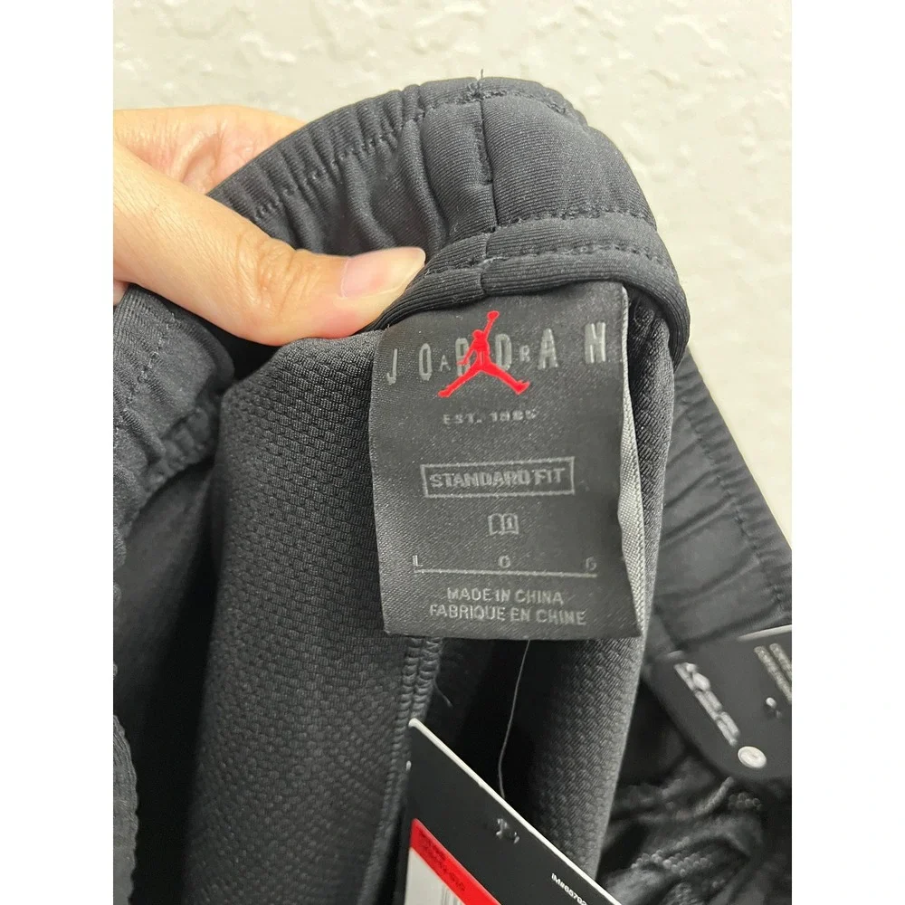 NWT Jordan Air Anti Gravity Dri-Fit Black Tech Jogger Sweats Men's Large